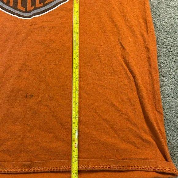 Hardly Davidson Double Sided Long Sleeve Shirt Size Large Y2K Motorcycle - Picture 5 of 5